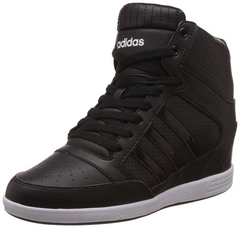 adidas neo Women's Super Wedge W Cblack, Cblack and 